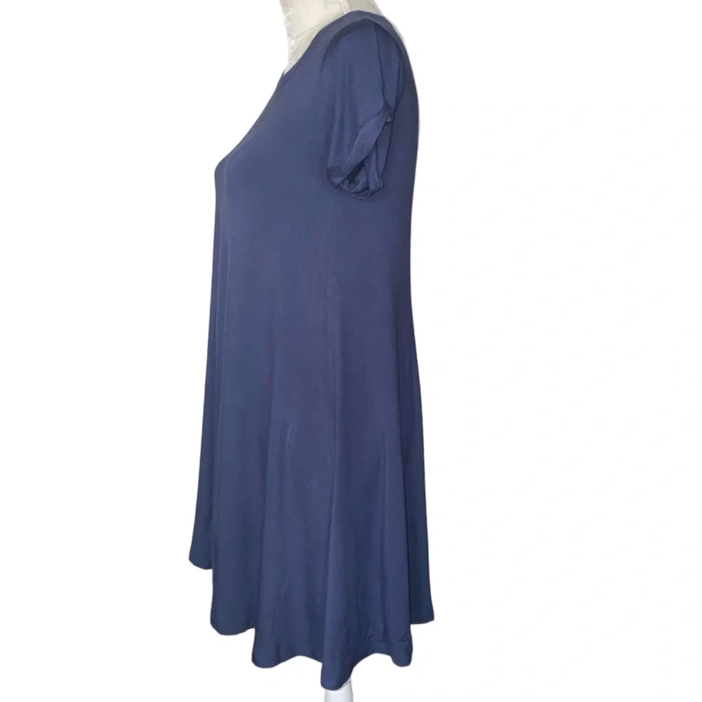 Forever 21 Tee Shirt‎ Dress Heather Blue Sz Small